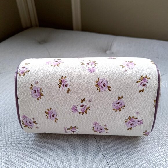 Coach Mini Rowan Crossbody Bag With Floral Print CAL69 - Picture 8 of 15